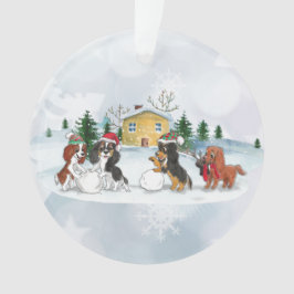 Ornamentos de feriado Cavalier King Charles Spanie