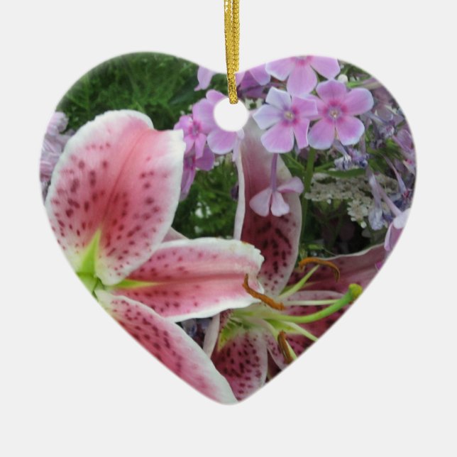 Ornamentos de flores de bonito (Frente)