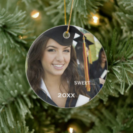 Ornamentos de foto de graduación Keepsake