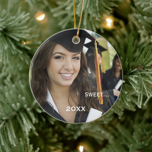Ornamentos de foto de graduación Keepsake (Árbol)