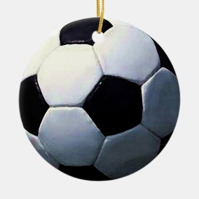 Ornamentos de fútbol - Balón de fútbol (Frente)