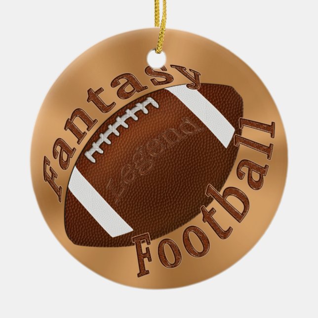Ornamentos de fútbol de la leyenda (Frente)
