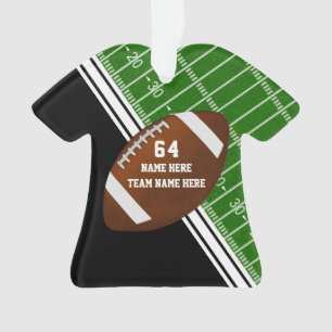 Ornamentos de fútbol personalizados en Jersey