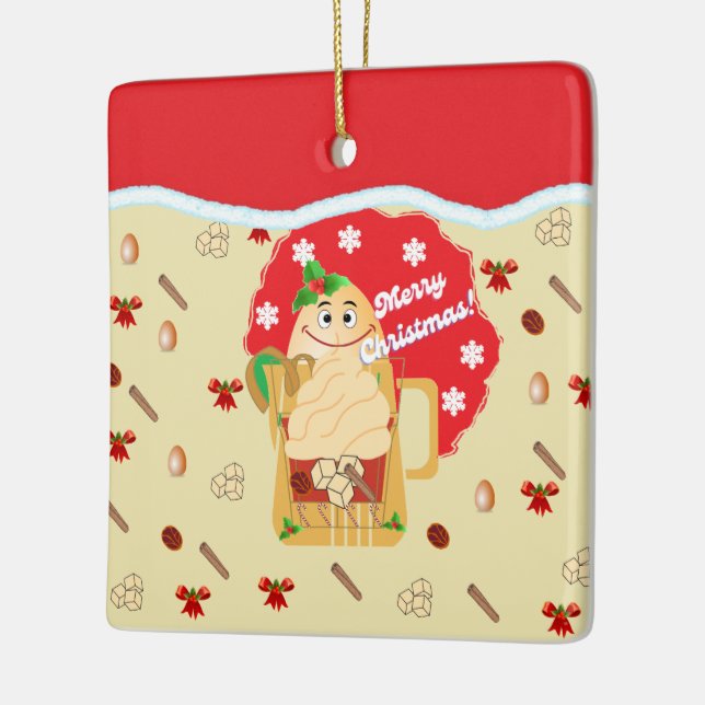 Ornamentos de huevo de navidades 2024 (Izquierda)