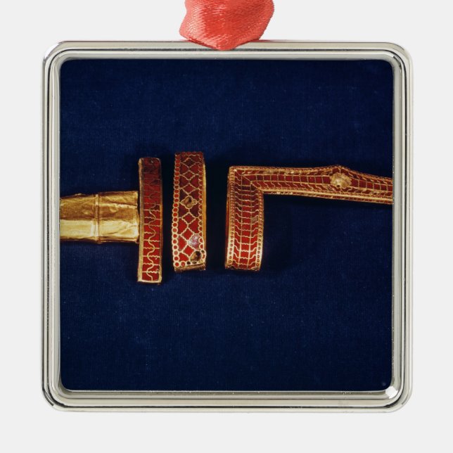 Ornamentos de la espada del tesoro de Childeric I (Frente)