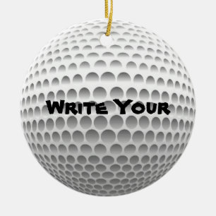 Ornamentos de la pelota de golf