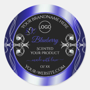 Ornamentos de lujo Etiquetas de productos con logo