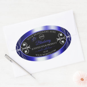 Ornamentos de lujo Etiquetas de productos con logo