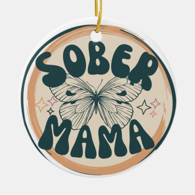 Ornamentos de mamás sobrios (Frente)