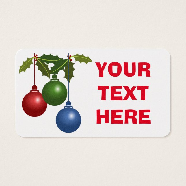 ORNAMENTOS DE NAVIDAD (Frente)