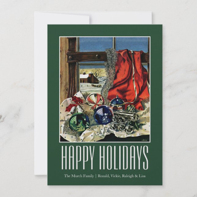 Ornamentos de Navidad (Anverso)