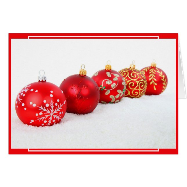 Ornamentos de Navidad (Anverso (Horizontal))