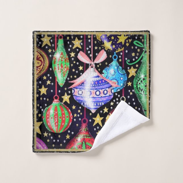 Ornamentos de Navidad (Toallita)