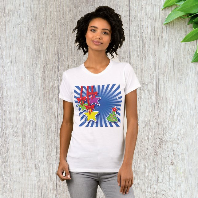 Ornamentos de Navidad Camiseta para mujeres (Subido por el creador)