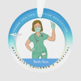 Ornamentos de Navidad con temática médica, Enferme