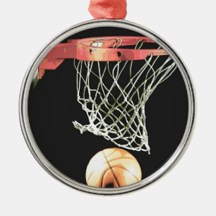 Ornamentos de Navidad de Baloncesto