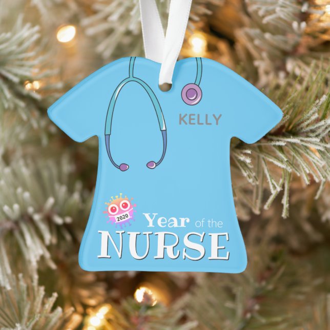 Ornamentos de Navidad de Enfermeras Personalizadas (Árbol)