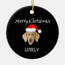 ornamentos de Navidad de perro