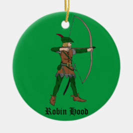Ornamentos de Navidad de Robin Hood de época