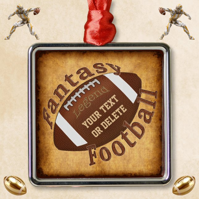 Ornamentos de Navidad Fantasía Personalizados (Fantasy football Christmas ornaments. Fantasy football gifts for loser, fantasy football gift.)