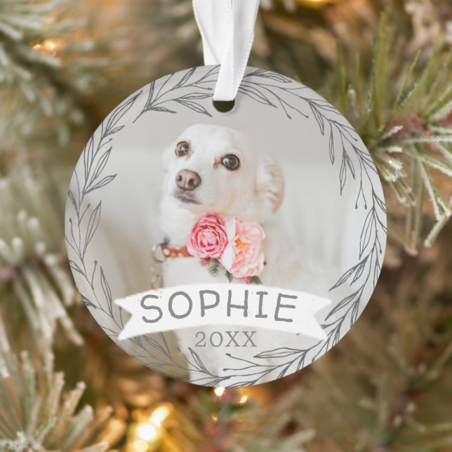 Ornamentos de Navidad Mascota personalizados (Árbol)
