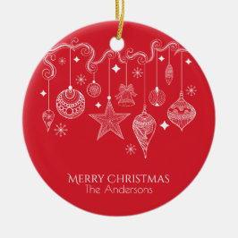 Ornamentos de Navidad personalizados | Ornamento