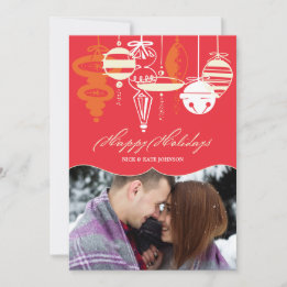 Ornamentos de Navidad retro Foto de Navidad Chevro