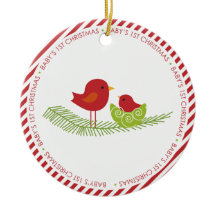 Ornamentos de Personalizable de Navidad Baby First