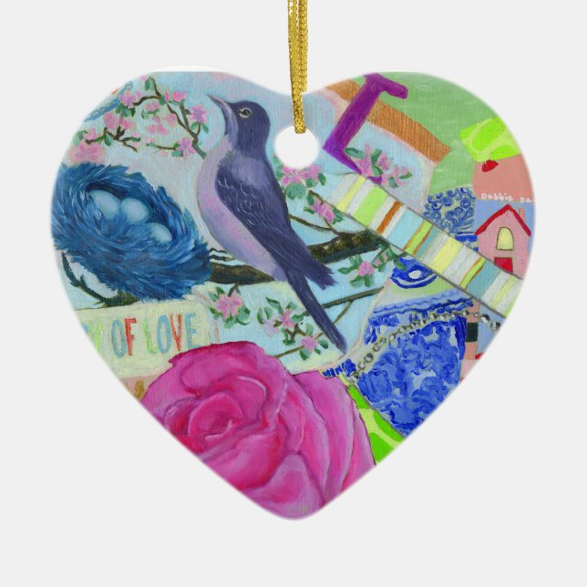 Ornamentos de personalizable - Día de la Madre - V (Frente)