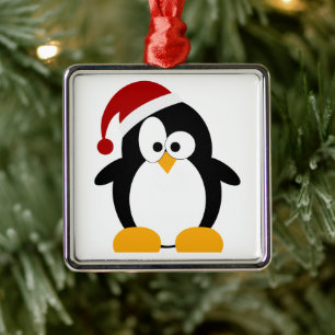 Ornamentos de Personalizable Pingüino de vacacion