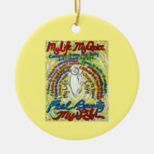 Ornamentos de regalo del Personalizado de arte Áng