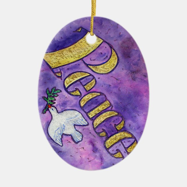 Ornamentos de regalo del Personalizado de arte de  (Frente)