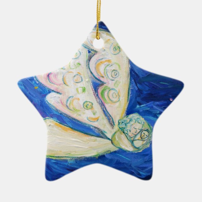 Ornamentos de regalo para el Día del Ángel Blanco  (Frente)