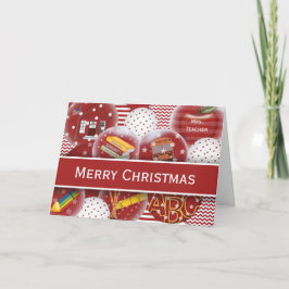 Ornamentos de tarjetas navideñas personalizadas pa