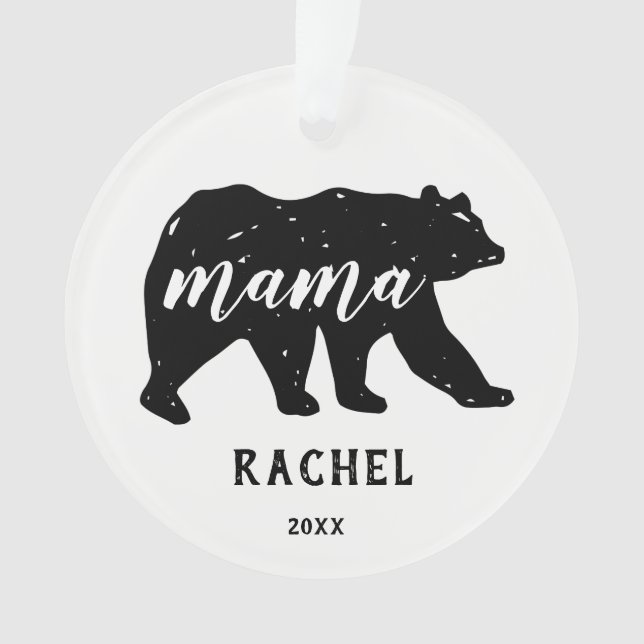 Ornamentos de vacaciones de la familia de animales (Anverso)