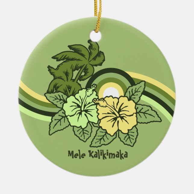 Ornamentos de vacaciones de Safari de Surf (Frente)