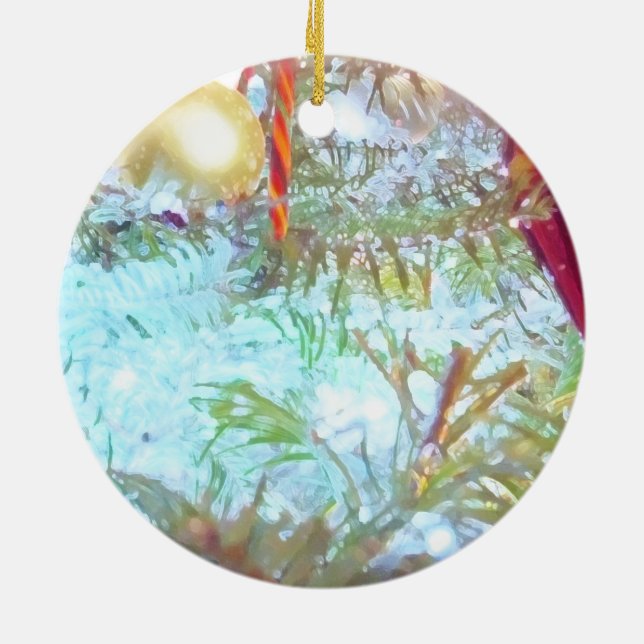 Ornamentos de vacaciones en la luz (Atrás)