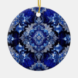 Ornamentos decorativos azules