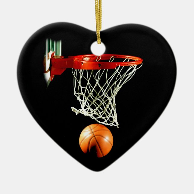 Ornamentos del árbol de Navidad del baloncesto (Frente)