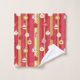 Ornamentos del árbol de navidad rojo amarillo