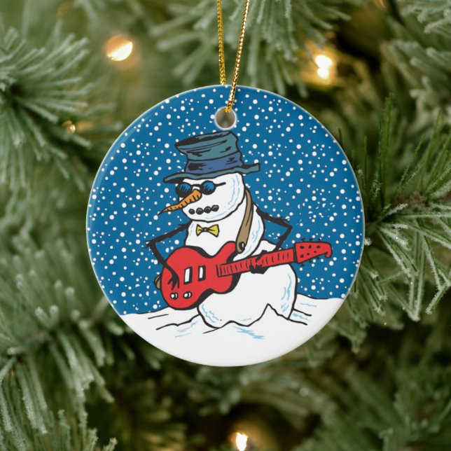 Ornamentos del Guitarista de Guay Snowman (Árbol)