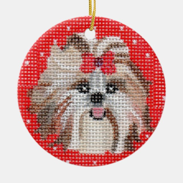 Ornamentos del mascota - Shih Tzu (Frente)