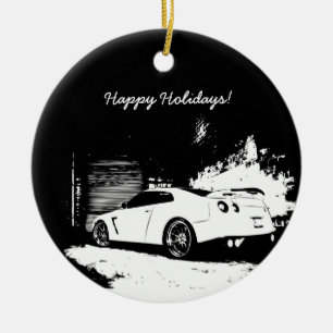 Ornamentos del navidad de GT-r del horizonte
