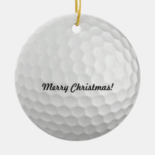 Ornamentos del navidad de la pelota de golf