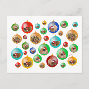 Ornamentos del navidad de Pekingese