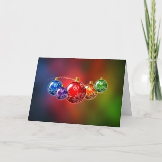 Ornamentos del navidad del arco iris (Anverso)