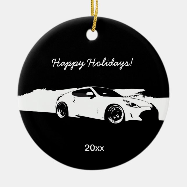 ornamentos del navidad del tiro del balanceo 370Z (Frente)