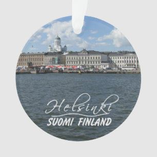 Ornamentos del personalizado de HELSINKI Finlandia