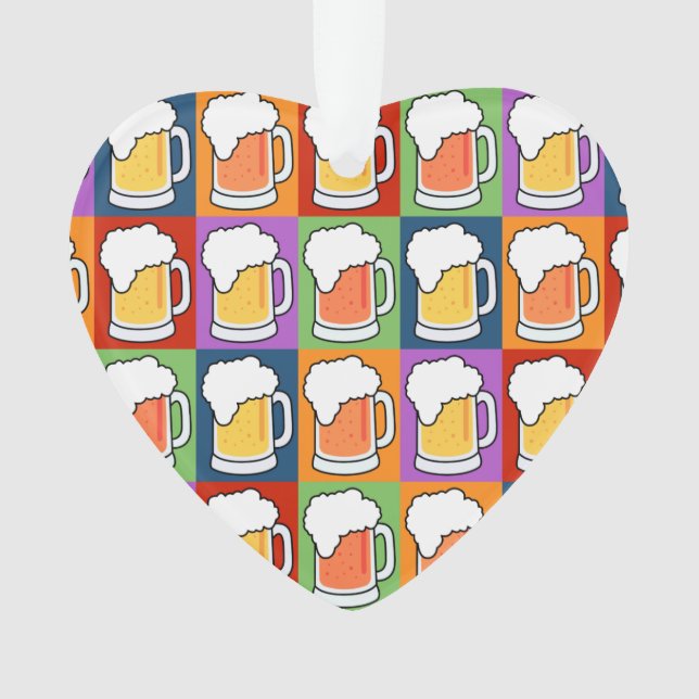 Ornamentos del personalizado del arte pop de la (Anverso)