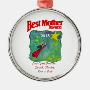 Ornamentos del premio a la mejor madre